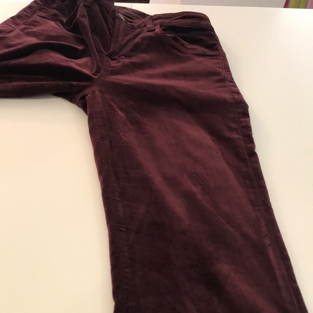 J brand fashion velvet pants